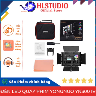 Đèn Led Quay Phim Yongnuo YN300 IV - Thiết Bị Chiếu Sáng Chuyên Nghiệp Cho Quay Phim Và Chụp Ảnh HL Studio