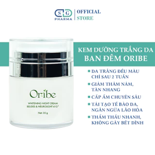 Kem Dưỡng Da Ban Đêm Oribe Trắng Mịn Nâng Tone Sáng Hồng 30g