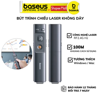 Bút Laser Trình Chiếu Đầu Cắm 2 Cổng U + C aseus Orange Dot Wireless Presenter điều khiển từ xa dùng thuyết trình...