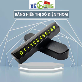 Bảng Số Điện Thoại Ô Tô Gắn Taplo Xe Hơi Có Dạ Quang VERSION 3