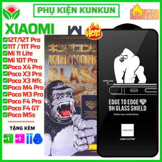 Cường lực KingKong Poco X3 Pro X3 NFC M3 C40 Xiaomi 12T Pro 11T Pro 5G 10T Pro Mi 11 Lite Poco X5 F4 GT F3 M5 M5s M4 13T