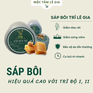 Kem sáp bôi trĩ Lê Gia teo trĩ nội, trĩ ngoại, hết táo bón, đau rát hậu môn 10g, 20g