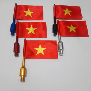 Cờ Việt Nam Gắn Chân Gương Xe Máy Đủ Màu