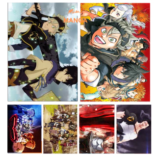 Poster In Hình Black Clover Thanh kiếm của vua pháp sư Movie Dán Tường Trang Trí Phòng Khách Tường Nhà Ms: 540