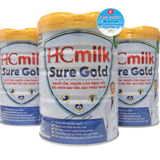 Sữa dinh dưỡng HC MILK SURE GOLD 900G cho người bệnh, người sau phẫu thuật, sau sinh