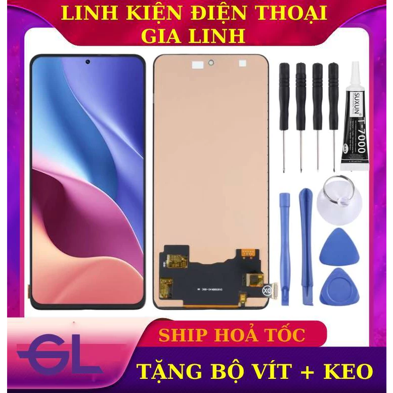 Màn hình XIAOMI REDMI K40/REDMI K40 PRO/BLACK SHARK 4/BLACK SHARK 4S/BLACK SHARK 4S PRO Tặng Keo + Bộ vít 9 món