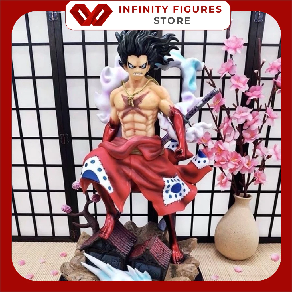 Mô hình Luffy hoa anh đào ở wano quốc cao 33cm | Figure anime one piece đồ chơi mô hình làm quà tặng