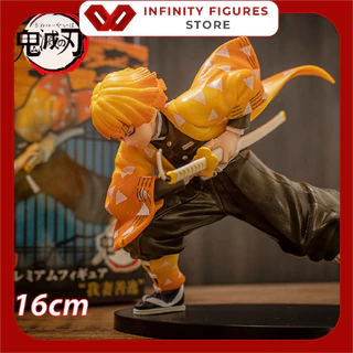 Mô hình nhân vật Zenitsu nhất thức cao 15cm trong thanh gươm diệt quỷ | Figure anime kimetsu no yaiba decor trang trí