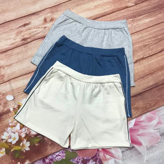 Quần short nữ mặc nhà lưng thun 1 viền nhỏ