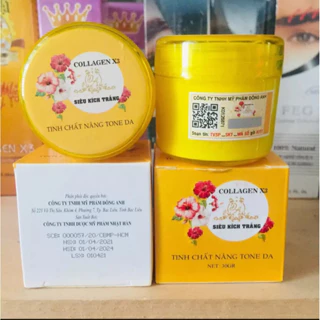 Kem Kích Trắng Collagen X3 Đông Anh Chính Hãng, Nâng Tone Da, Ngăn Ngừa Lão Hóa - dathang168