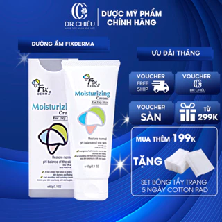 Kem dưỡng ẩm Fixderma Moisturizing Cream 10% urea cấp ẩm làm mềm da cho da khô 60g