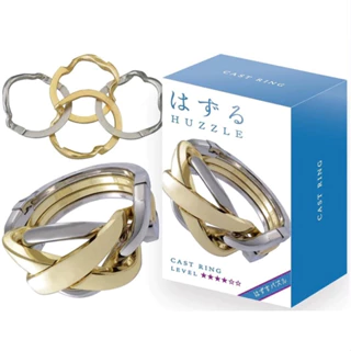 Level 4 Hard_Đồ chơi trí tuệ_Thử thách trí não_The Ring (V1) - Hanayama Puzzle_Hack não_IQ Toys_Giải đố sắt Nhật Bản