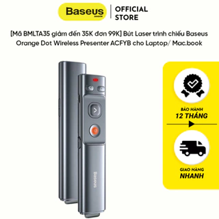 Bút Laser trình chiếu Baseus Orange Dot Wireless Presenter ACFYB cho Laptop/ Mac.book