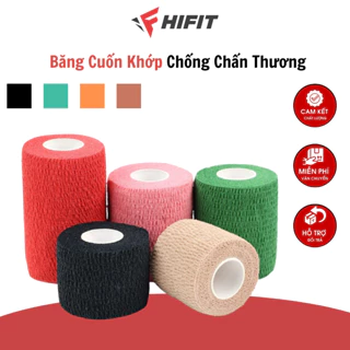 Băng Keo Thể Thao Quấn Cổ Chân Giày Đá Bóng Tự Dính, Bó Gối Dán Cơ Thể Thao Cổ Tay Ngón Tay HIFIT SPORT PK0007