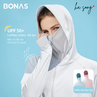 Áo khoác chống nắng đa năng UPF50 chất liệu lụa băng cao cấp vành che nhẹ thoáng mát - Ha Song