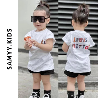 Áo thun họa tiết cho bé , áo thun unisex trẻ em Samy Kids