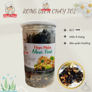 150g Rong Biển Cháy Tỏi Loại Ngon Lon Pet | Maxifood