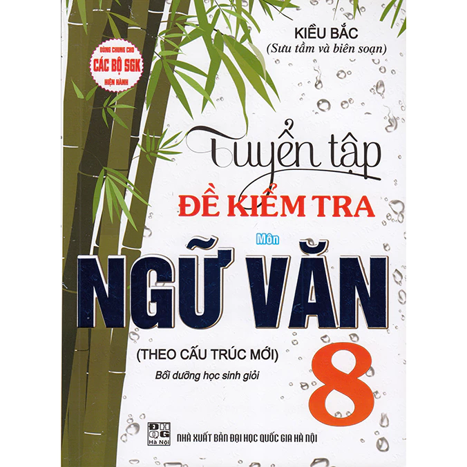 Sách - Tuyển tập đề kiểm tra môn Ngữ Văn 8 (Theo cấu trúc mới - Bồi dưỡng học sinh giỏi)