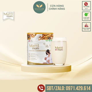 Sữa Hạt Lợi Sữa Matti Mum - 100% Đạm Thực Vật Cho Mẹ Sau Sinh - Hộp 650g