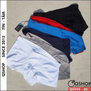 Quần boxer nam vải su lụa mềm mát co giãn thoải mái nhanh khô QSHOP QX594