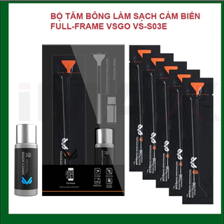 BỘ TĂM BÔNG LÀM SẠCH CẢM BIẾN FULL-FRAME VSGO VS-S03E DÀNH CHO MÁY ẢNH SLR KỸ THUẬT SỐ