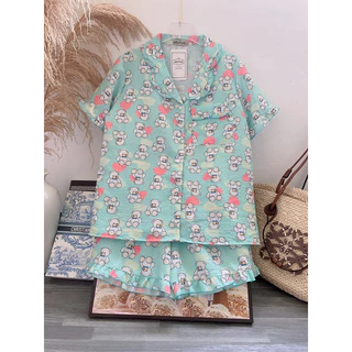 Bộ đồ mặc nhà pyjama chất xốp mát