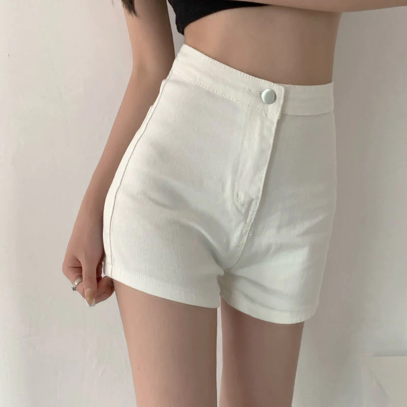 Quần short nữ kaki , Quần lưng cao KHÔNG TÚI lưng cao ôm sát body 😆 - QĐ01