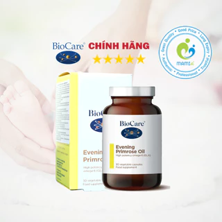 Tinh dầu hoa anh thảo (30v) cân bằng nội tiết, đẹp da, tăng thụ thai cho phụ nữ, mẹ bầu Biocare Evening Primrose Oil, UK