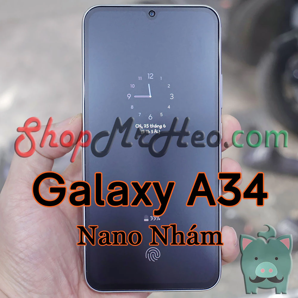 Dán Cường Lực Nano Dẻo Samsung Galaxy A54 - Galaxy A34 - Galaxy A14 4G/5G - Galaxy M14 (Trong Và Nhám)