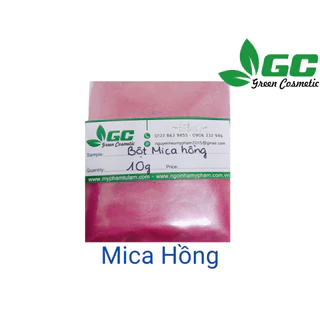 Mica hồng - Nguyên liệu mỹ phẩm 10G