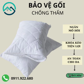 Bảo vệ gối day kéo chống ẩm, chống mồ hôi ,không làm ố vàng ruột gối, không tạo tiếng sột soạt