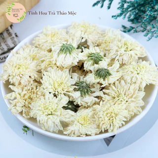 Trà cúc trắng sấy khô lọ 500 ml Tinh Hoa Trà Thảo Mộc Món Qùa Từ Thiên Nhiên