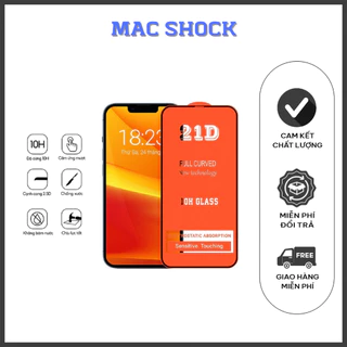 Cường lực iphone 21D full màn IP kính cường lực Iphone siêu rẻ, bền cho máy 7plus/8/8plus/x/xs/11/12/13/pro/max/promax