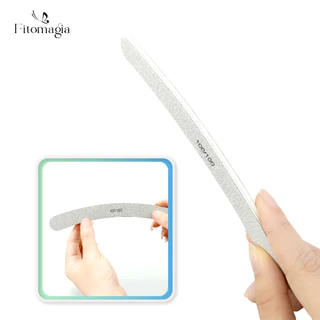 Dũa Móng Tay 2 Cấp Độ Nhám Màu Xám Cong Boomerang Chuyên Dụng Làm Nail