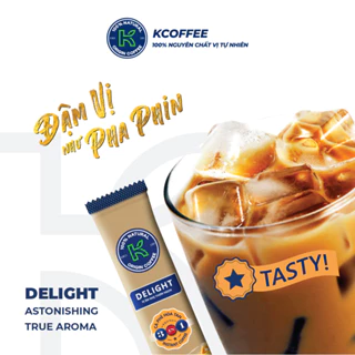 [Combo 5 gói] Cà Phê Hòa Tan Đen Hoặc Sữa Thương Hiệu K Coffee