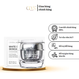 Kem Dưỡng Trắng Da DAYSON Nâng Tone Chống Nắng Crystal Line RX White Derma Skincare SPF 50+ PA++++  Hàn Quốc - 50ml