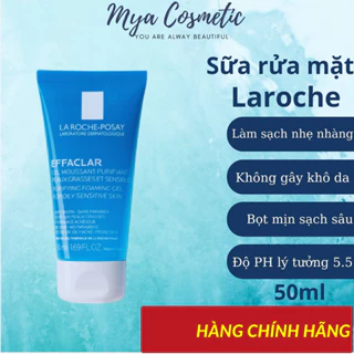 [50ml] Sữa Rửa Mặt La RoChe Posay Effaclar Dành Cho Da Dầu Mụn, Nhạy Cảm