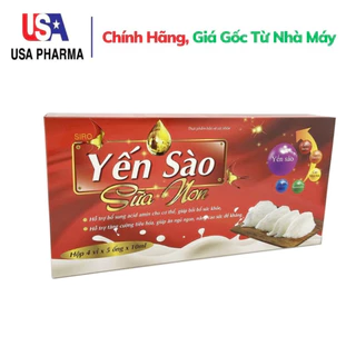 Siro Yến Sào Sữa Non Giúp bé ăn ngủ ngon, Tiêu hóa tốt, Tăng đề kháng - Hộp 20 Ống