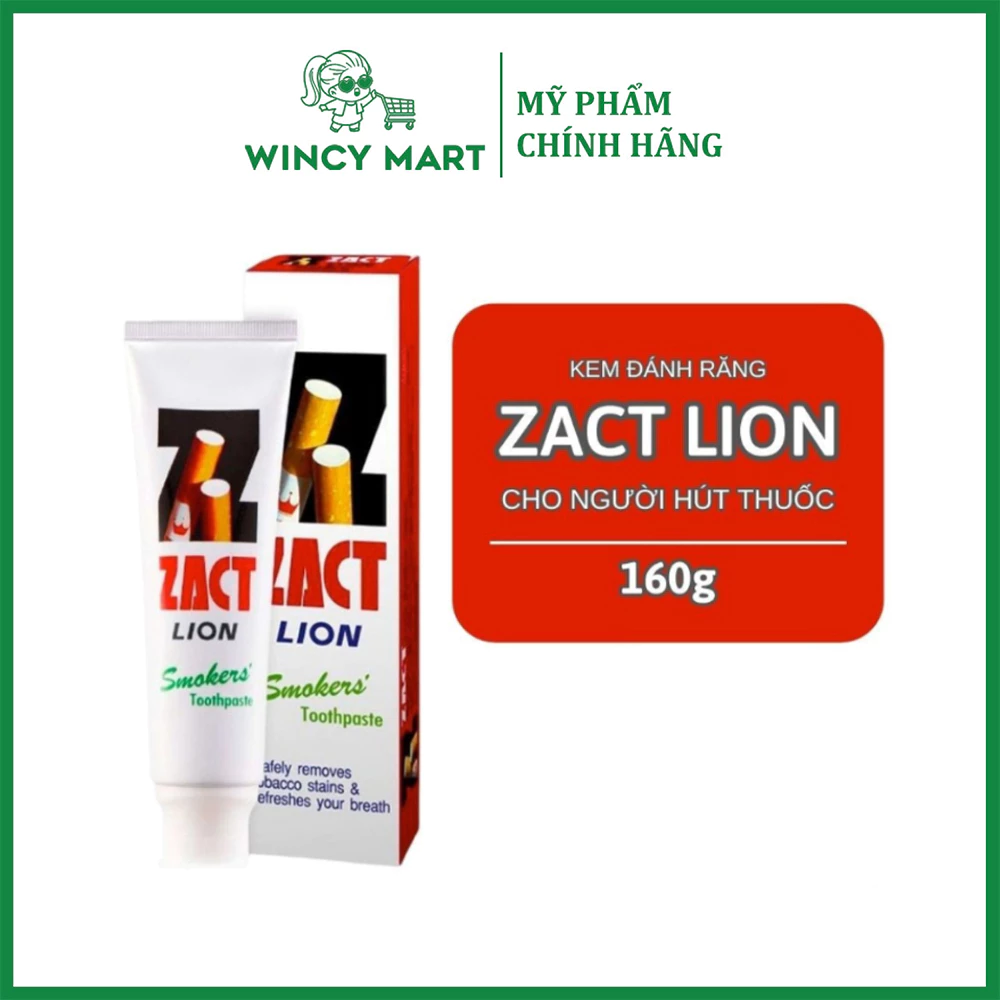 Kem Đánh Răng Zact Lion THÁI LAN 160g - Wincy Mart