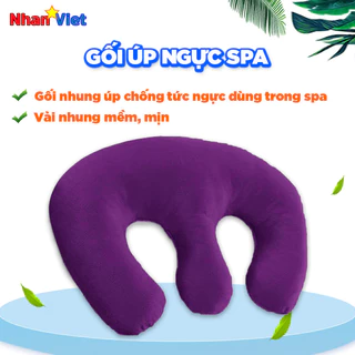 GỐI ÚP NGỰC SPA | Gối nằm úp Massage Body Vải Nhung Mềm Mịn Spa Dưỡng Sinh