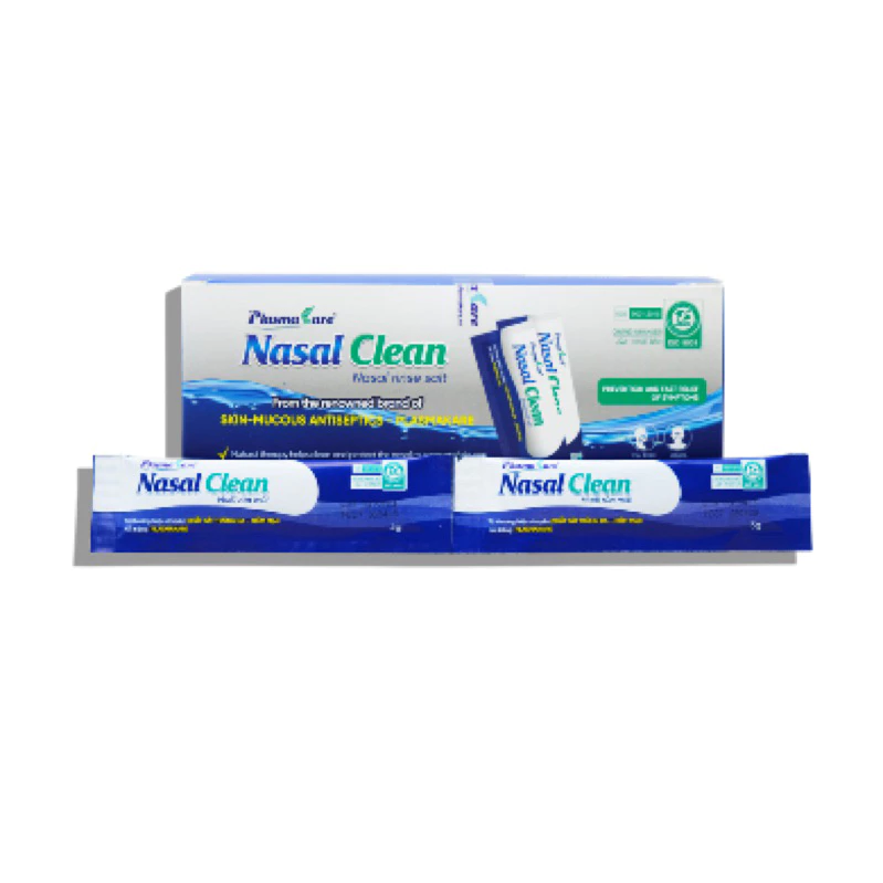 Muối rửa mũi xoang Plasmakare Nasal Clean làm sạch và bảo vệ niêm mạc mũi