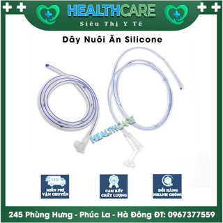 Dây Nuôi Ăn Silicone - Ống Thông Dạ Dày, Ống Nuôi Ăn Dạ Dày ,Xông Dạ Dày, Sonde Nuôi Ăn Silicone, Dùng Lâu, Chính Hãng