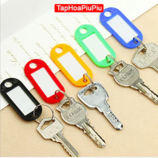 COMBO 50 MÓC KHÓA ĐÁNH DẤU CHÌA KHÓA THẺ GHI CHÚ HÀNH LÝ, THẺ TÊN NAME TAG GHI THÔNG TIN