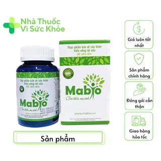 ✅[Chính Hãng] Mabio viên uống lợi sữa, hỗ trợ thông tắc tuyến sữa mẹ (Hộp 60 viên)