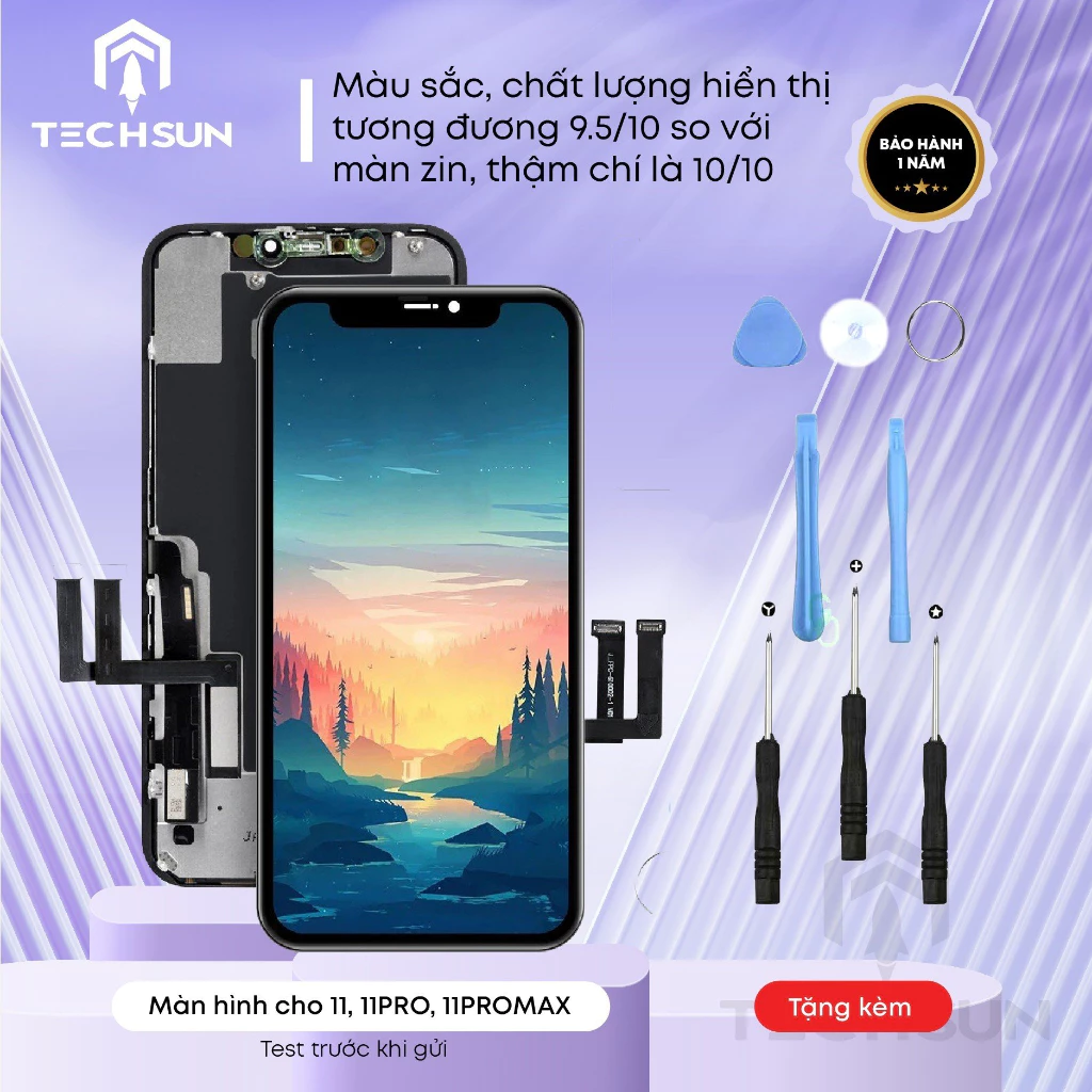 Màn Hình Điện Thoại Cảm Ứng Thay Thế Cho 11 11Pro 11PROMAX - Tặng Kèm Phụ Kiện