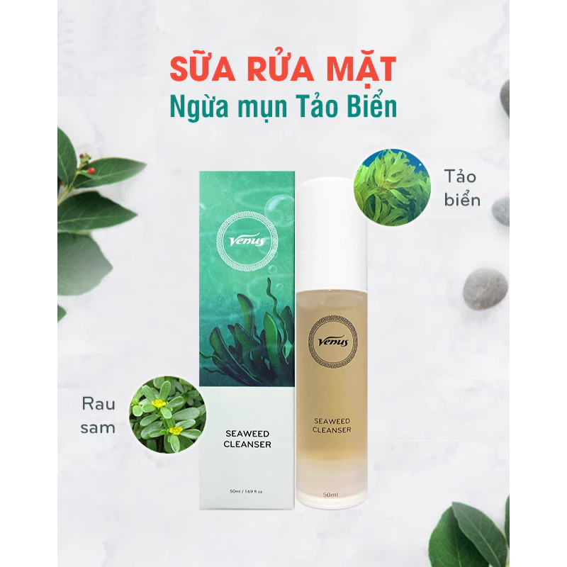 [MUA 1 TẶNG 1] SỮA RỬA MẶT TẢO BIỂN VENUS