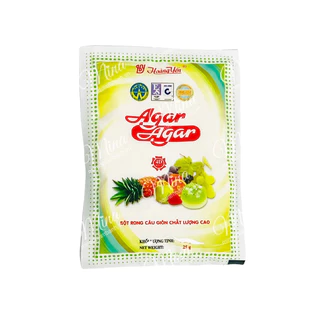 Bột rau câu/Thạch rau câu Giòn Agar Hoàng Yến gói 25g