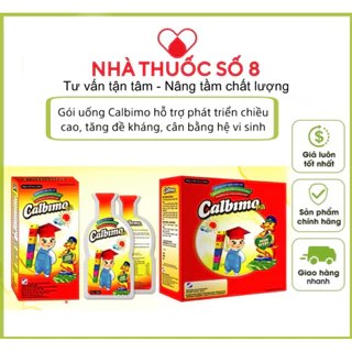 Gói uống Calbimo hỗ trợ phát triển chiều cao, tăng đề kháng, cân bằng hệ vi sinh hộp bé 10 gói