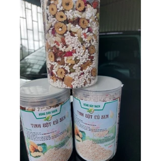 Tinh bột củ sen Mix vị hàng y hình