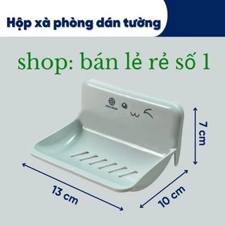 Khay đựng bánh xà phòng dán tường bằng nhựa Việt Nhật cao cấp